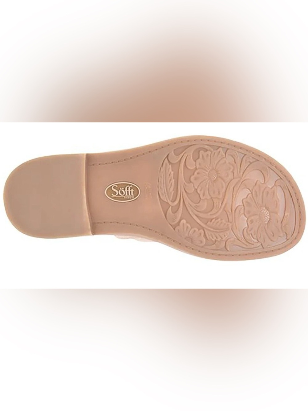 Sofft Noble Leather Sandals in ‘Tapioca Grey’ (Beige color), NWOB, (US) 10M - Picture 7 of 13